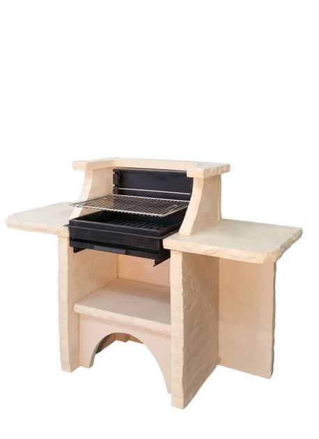 Barbecue fixe BELLEFOND PAREVENT double plateaux