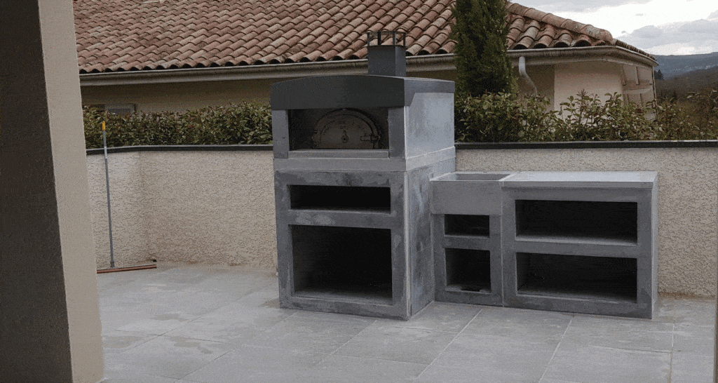 Cuisine d'été Elégance, couleur gris 2.5