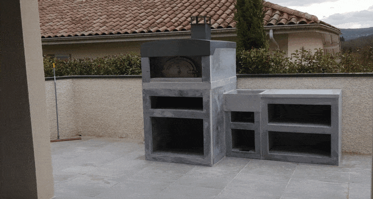 Cuisine d'été Elégance, couleur gris 2.5