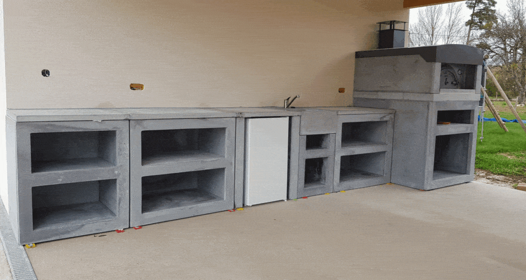 Cuisine d'été Elégance, couleur gris 2.5