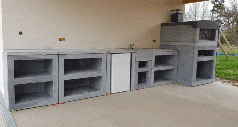 Cuisine d'été Elégance, couleur gris 2.5