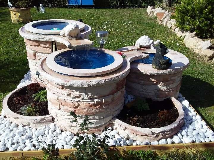 Fontaine Oisillon 3 bacs